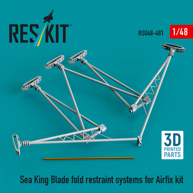 Sea King blade fold restraint systems for Airfix kit (3D Printed) Scale 1:48 ResKit RSU48-0481