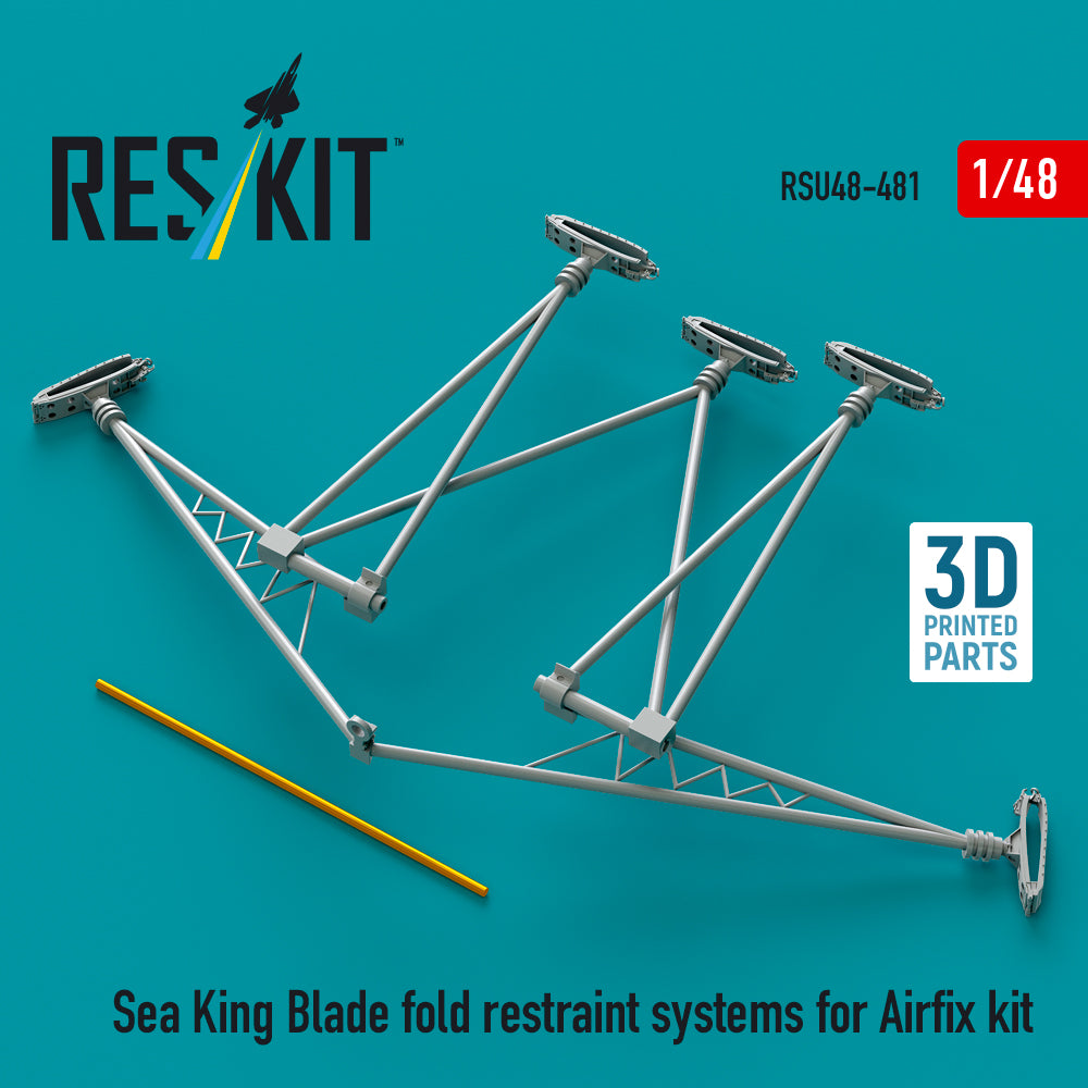 Sea King blade fold restraint systems for Airfix kit (3D Printed) Scale 1:48 ResKit RSU48-0481