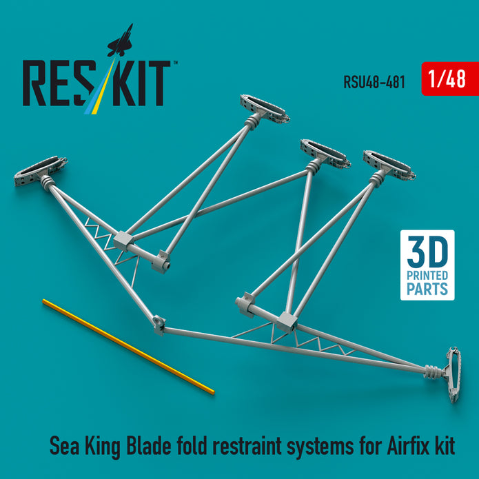 Sea King blade fold restraint systems for Airfix kit (3D Printed) Scale 1:48 ResKit RSU48-0481