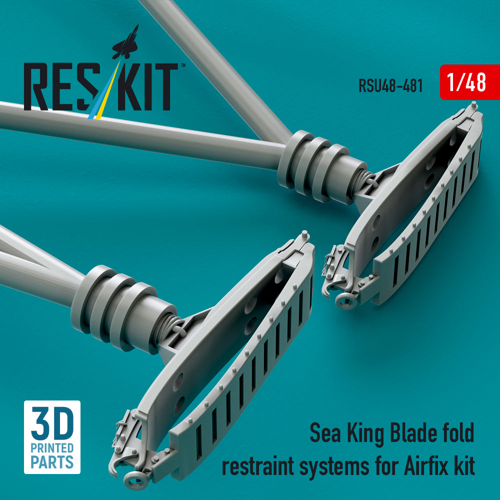 Sea King blade fold restraint systems for Airfix kit (3D Printed) Scale 1:48 ResKit RSU48-0481