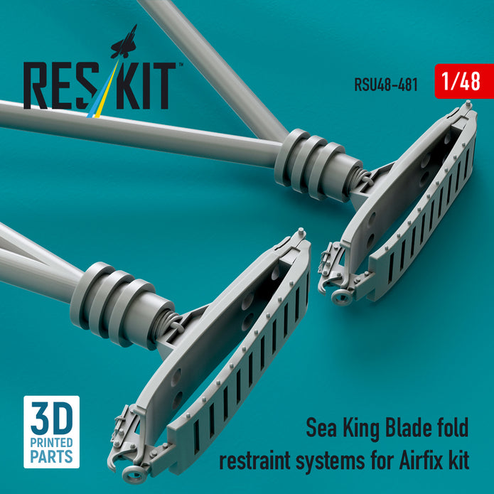 Sea King blade fold restraint systems for Airfix kit (3D Printed) Scale 1:48 ResKit RSU48-0481