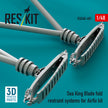 Sea King blade fold restraint systems for Airfix kit (3D Printed) Scale 1:48 ResKit RSU48-0481