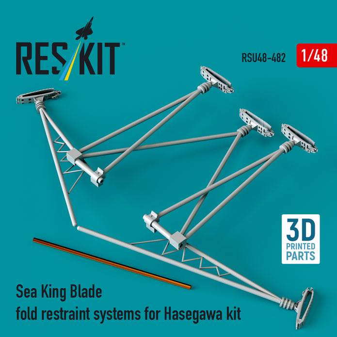 Sea King blade fold restraint systems for Hasegawa kit (3D Printed) Scale 1:48 ResKit RSU48-0482