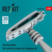 Sea King blade fold restraint systems for Hasegawa kit (3D Printed) Scale 1:48 ResKit RSU48-0482