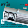 F-104 (A, C, D, J, G) Starfighter exhaust nozzle for Kinetic/Eduard (#11169 The Zipper) kit (3D Printed) Scale 1:48 ResKit RSU48-0505