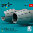 F/A-18 Super Hornet type 1 exhaust nozzles for Meng kit (3D Printed) Scale 1:48 ResKit RSU48-0520