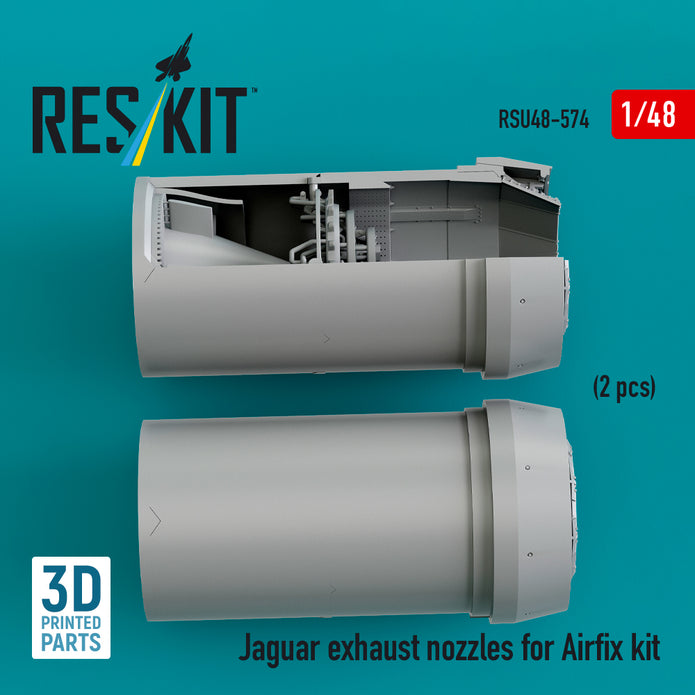 Jaguar exhaust nozzles for Airfix kit (3D Printed) Scale 1:48 ResKit RSU48-0574