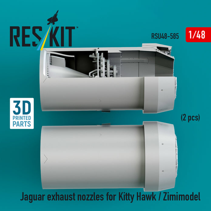 Jaguar exhaust nozzles for Kitty Hawk / Zimimodel (3D Printed) Scale 1:48 ResKit RSU48-0585