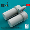 Rafale exhaust nozzles for HobbyBoss kit (3D Printed) Scale 1:48 ResKit RSU48-0596