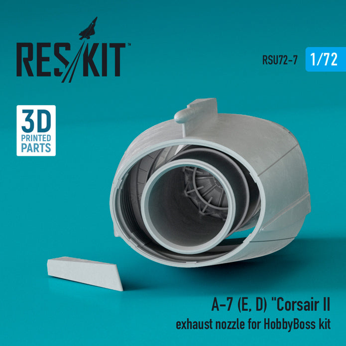 LTV A-7 (E,D) Corsair II Exhaust Nozzle for HobbyBoss kit (3D Printing) Scale 1:72 ResKit RSU72-0007 for Aircraft Model Kit