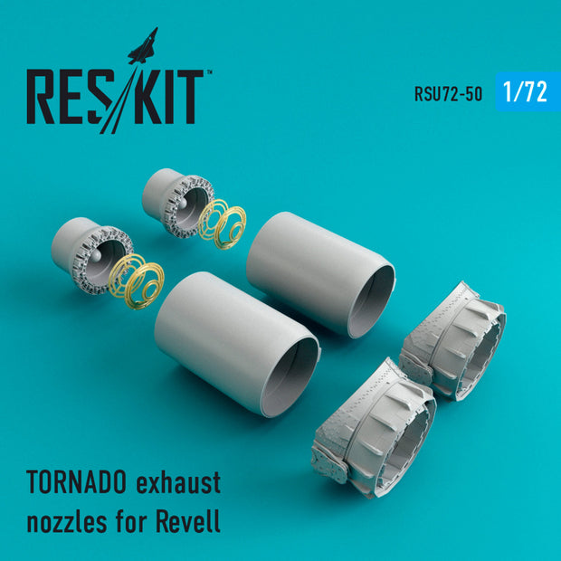TORNADO Exhaust Nozzles for Revell kit Scale 1:72 ResKit RSU72-0050 for Aircraft Model Kit
