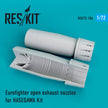 Eurofighter open Exhaust Nozzles for Hasegawa kit Scale 1:72 ResKit RSU72-0106 for Aircraft Model Kit