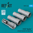 Convair B-58 Hustler Exhaust Nozzles for Italeri kit (3D Printed) Scale 1:72 ResKit RSU72-0146 for Aircraft Model Kit