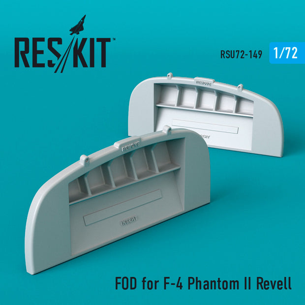 FOD for McDonnell Douglas F-4 Phantom II Revell kit Scale 1:72 ResKit RSU72-0149 for Aircraft Model Kit