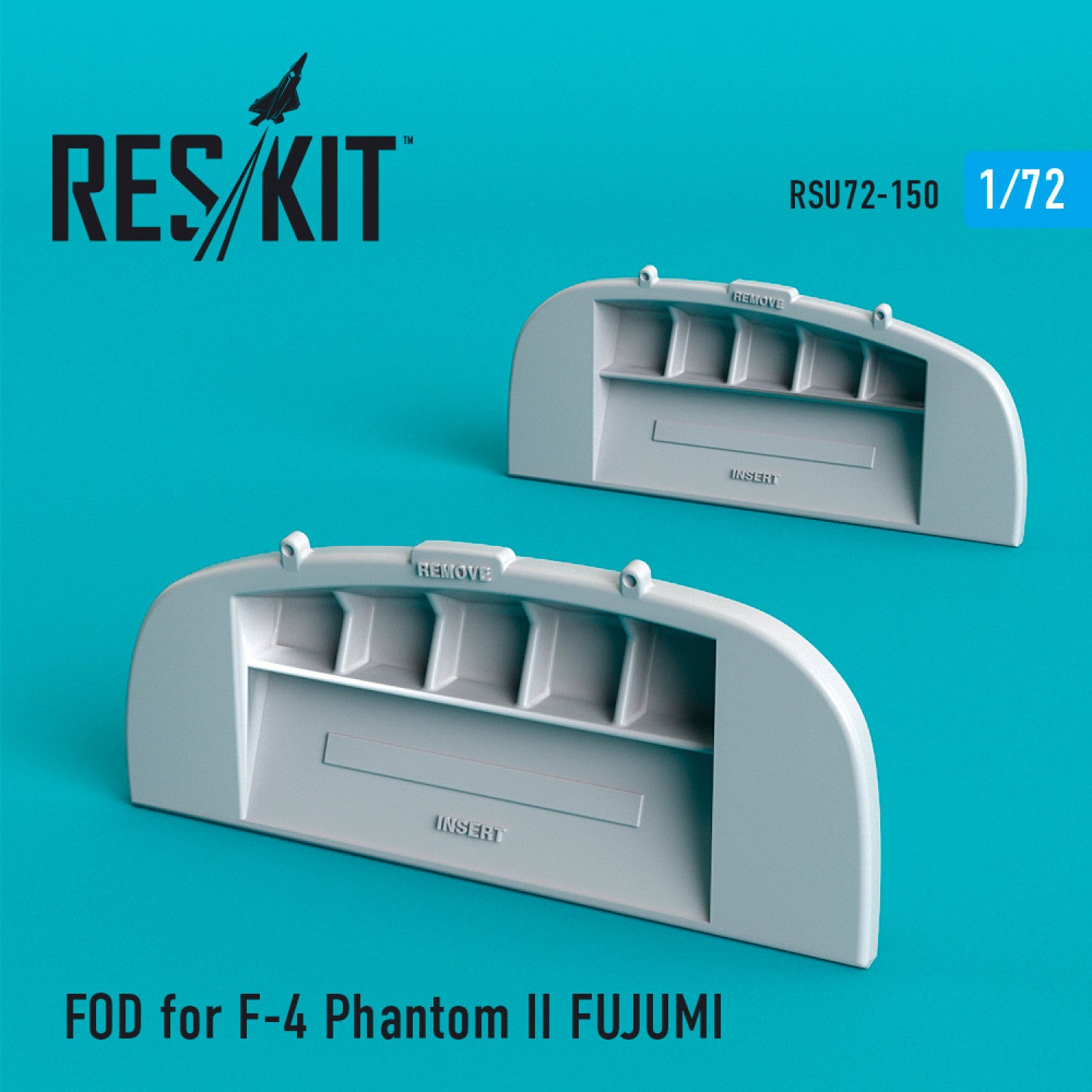 FOD for McDonnell Douglas F-4 Phantom II Fujimi kit Scale 1:72 ResKit RSU72-0150 for Aircraft Model Kit
