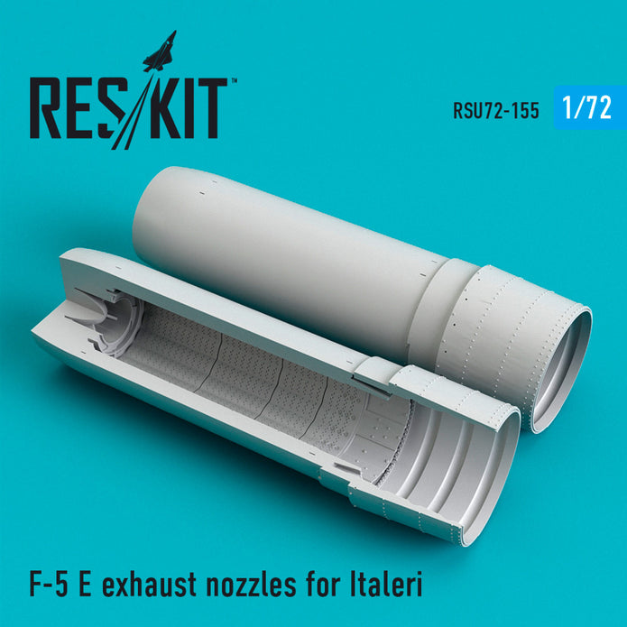 Northrop F-5E Tiger II Exhaust Nozzles for Italeri kit Scale 1:72 ResKit RSU72-0155 for Aircraft Model Kit
