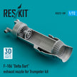 Convair F-106 Delta Dart Exhaust Nozzle for Trumpeter kit (3D printing) Scale 1:72 ResKit RSU72-0189 for Aircraft Model Kit