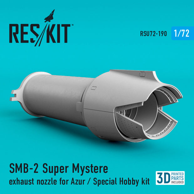 SMB-2 Dassault Super Mystère Exhaust Nozzle for Azur / Special Hobby kit Scale 1:72 ResKit RSU72-0190 for Aircraft Model Kit