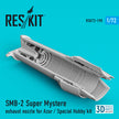 SMB-2 Dassault Super Mystère Exhaust Nozzle for Azur / Special Hobby kit Scale 1:72 ResKit RSU72-0190 for Aircraft Model Kit