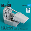 F-111F Cockpit early modification with 3D Decals for Hasegawa kit (3D Printed) Scale 1:72 ResKit RSU72-0211 for Aircraft Model Kit