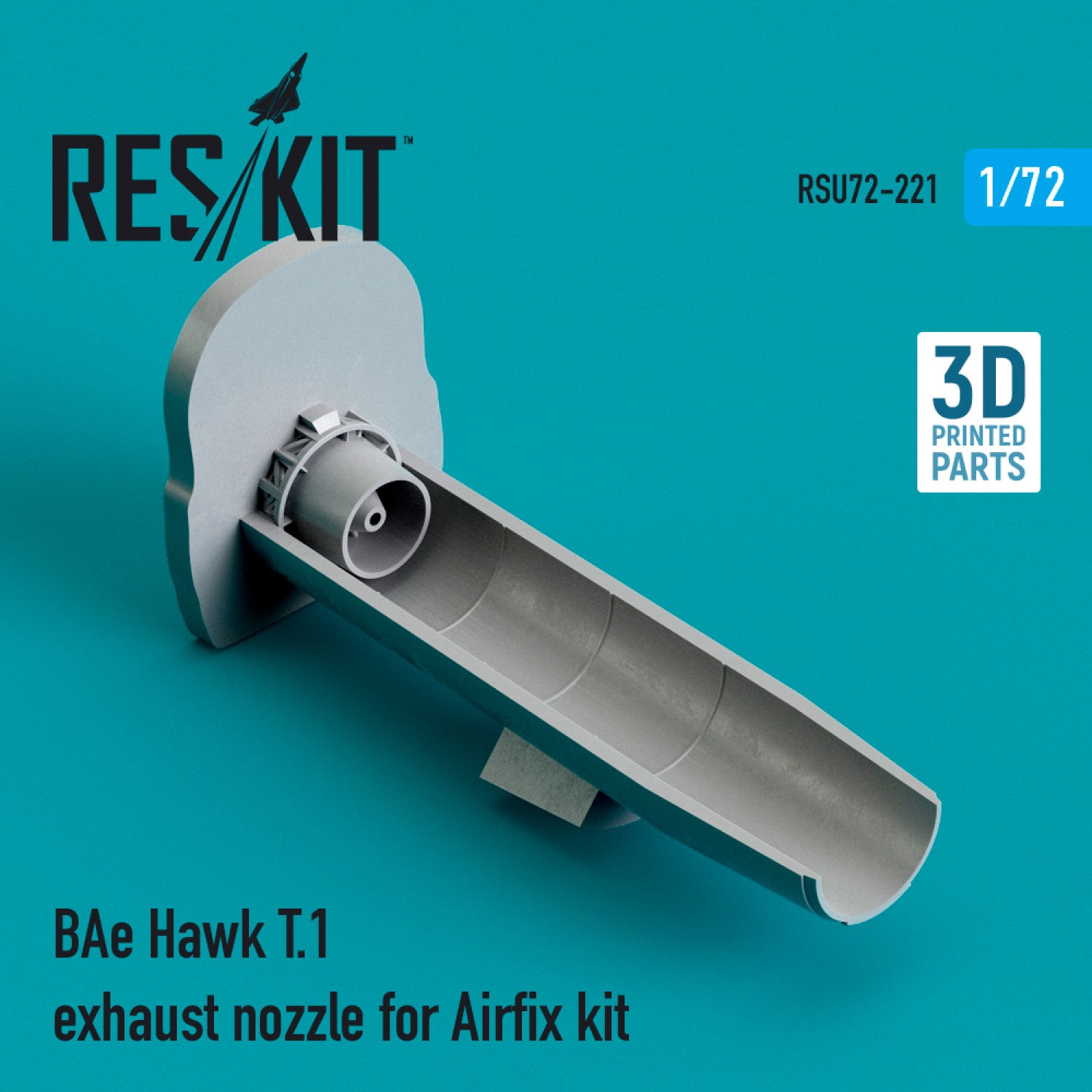 BAe Hawk T.1 Exhaust Nozzle for Airfix kit (3D printing) Scale 1:72 ResKit RSU72-0221 for Aircraft Model Kit