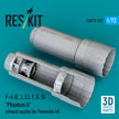 F-4 (E, J, EJ, F, G, S) Phantom II exhaust nozzles for Finemolds kit (3D Printed) Scale 1:72 ResKit RSU72-0223