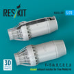 F-15 (A, B, C, D, E, J) closed exhaust nozzles for Fine Molds kit (3D Printed) Scale 1:72 ResKit RSU72-0237