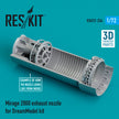 Dassault Mirage 2000 Exhaust Nozzle for DreamModel kit (3D printing) Scale 1:72 ResKit RSU72-0256 for Aircraft Model Kit