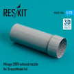 Dassault Mirage 2000 Exhaust Nozzle for DreamModel kit (3D printing) Scale 1:72 ResKit RSU72-0256 for Aircraft Model Kit
