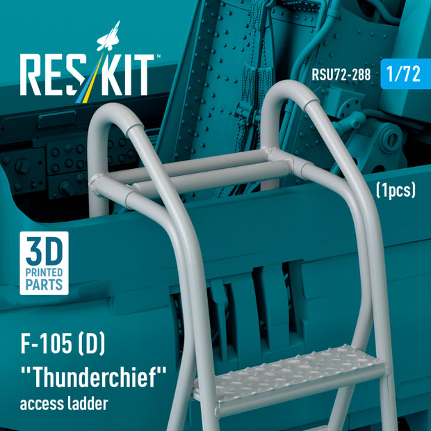 Republic F-105D Thunderchief Access Ladder (1 pcs) (3D Printed) Scale 1:72 ResKit RSU72-0288 for Aircraft Model Kit