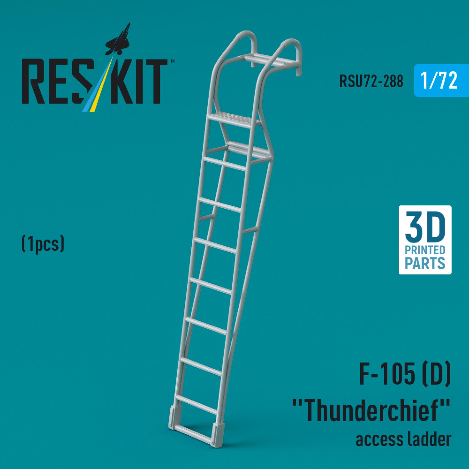 Republic F-105D Thunderchief Access Ladder (1 pcs) (3D Printed) Scale 1:72 ResKit RSU72-0288 for Aircraft Model Kit
