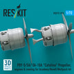 PBY-5/5A/ OA-10A Catalina Propeller, engines & cowling for Academy/Revell/Wolfpack kit (3D printed) Scale 1:72 ResKit RSU72-0310