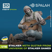 Spalah SP10016 Figure Stalker with guitar from universe of STALKER Scale 1:16