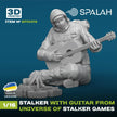 Spalah SP10016 Figure Stalker with guitar from universe of STALKER Scale 1:16