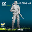 Spalah SP10116 Figure Seva suit from universe of STALKER Scale 1:16 | Detailed 3D Printed Resin Kit