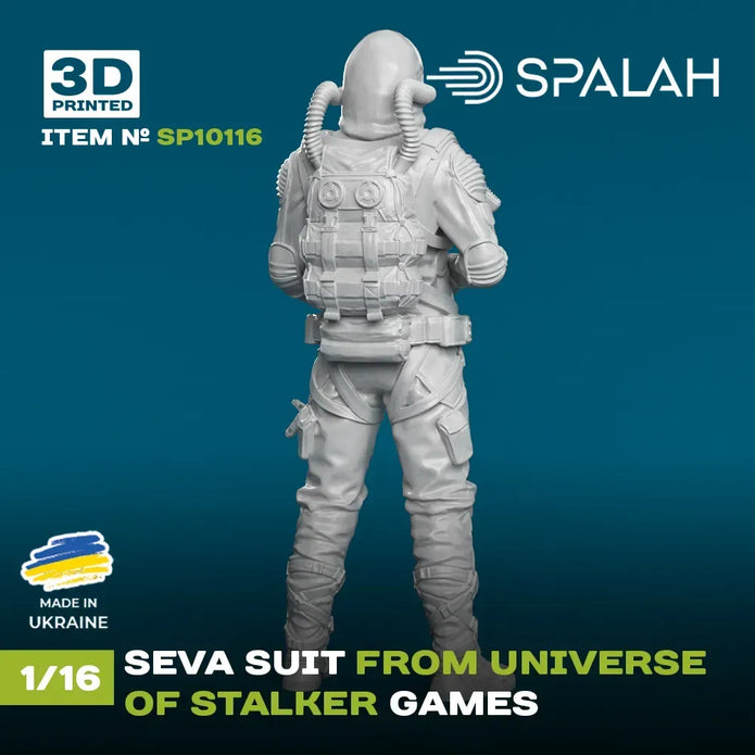 Spalah SP10116 Figure Seva suit from universe of STALKER Scale 1:16 | Detailed 3D Printed Resin Kit