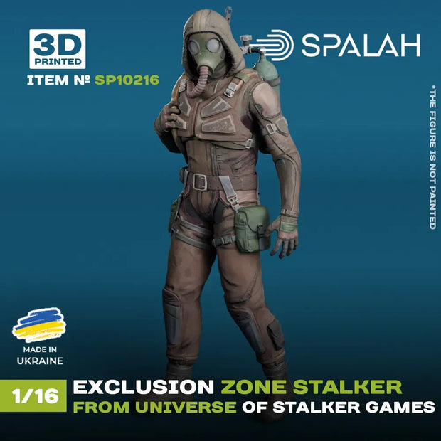 Spalah SP10216 Figure Exclusion zone stalker from universe of STALKER Scale 1:16