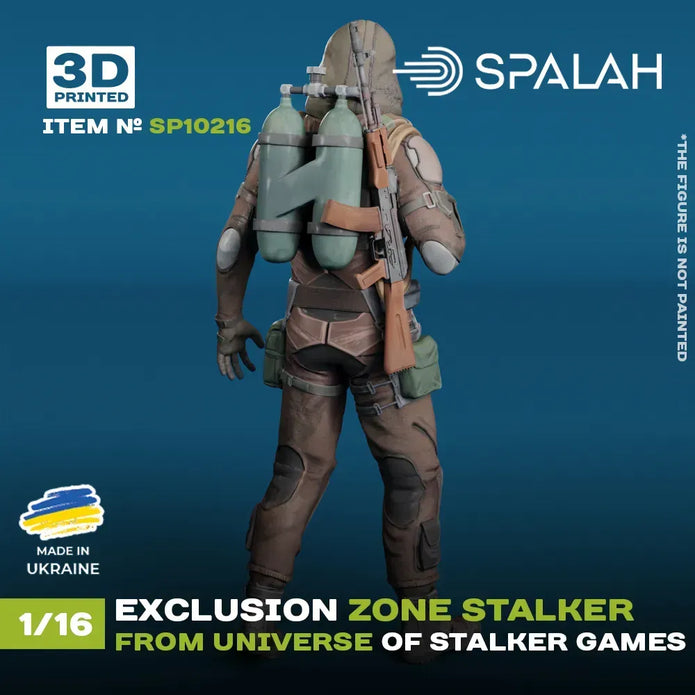 Spalah SP10216 Figure Exclusion zone stalker from universe of STALKER Scale 1:16