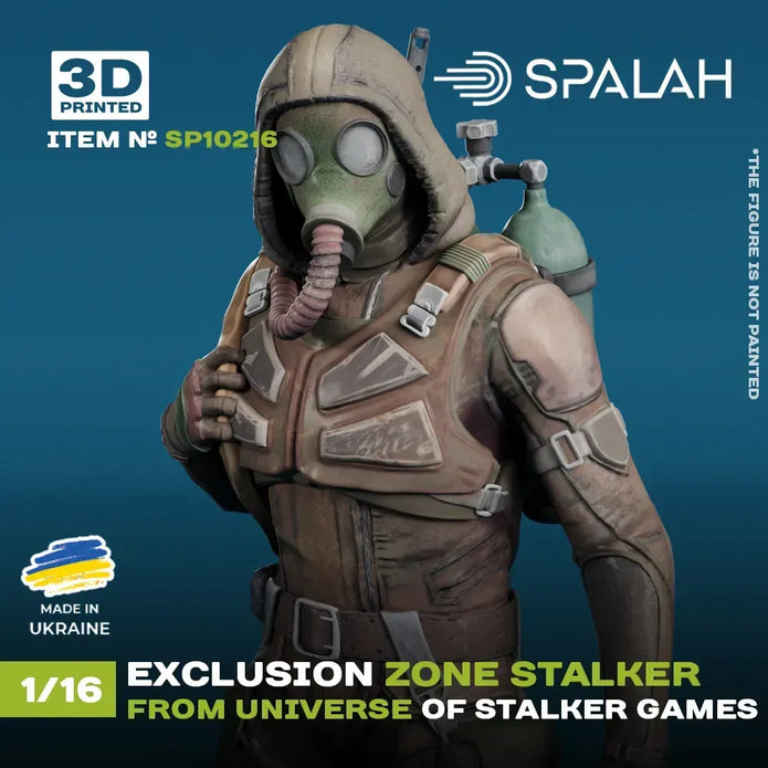 Spalah SP10216 Figure Exclusion zone stalker from universe of STALKER Scale 1:16
