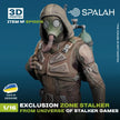 Spalah SP10216 Figure Exclusion zone stalker from universe of STALKER Scale 1:16