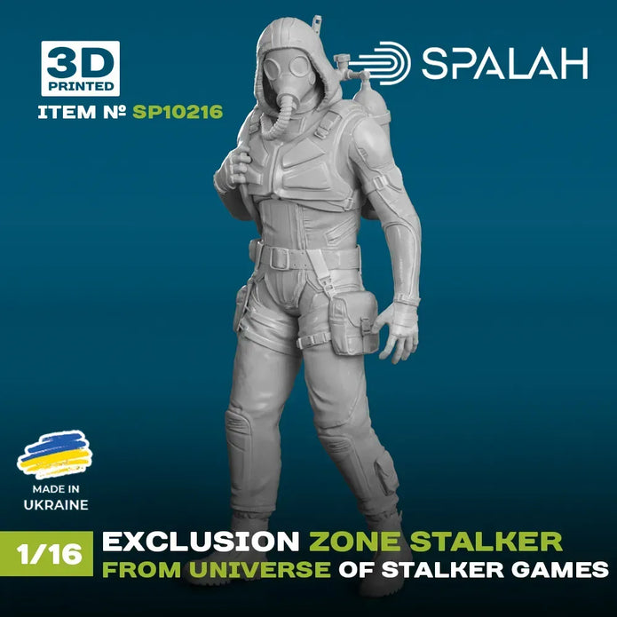Spalah SP10216 Figure Exclusion zone stalker from universe of STALKER Scale 1:16