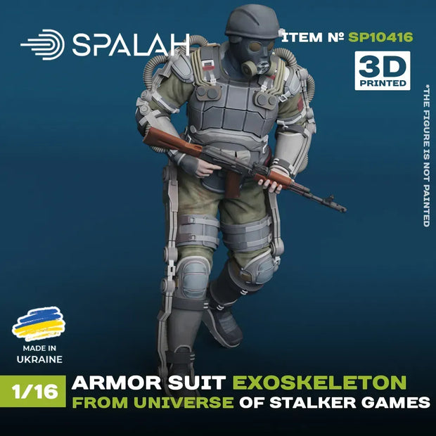 Spalah SP10416 Figure Armored suit exoskeleton from universe of STALKER Scale 1:16