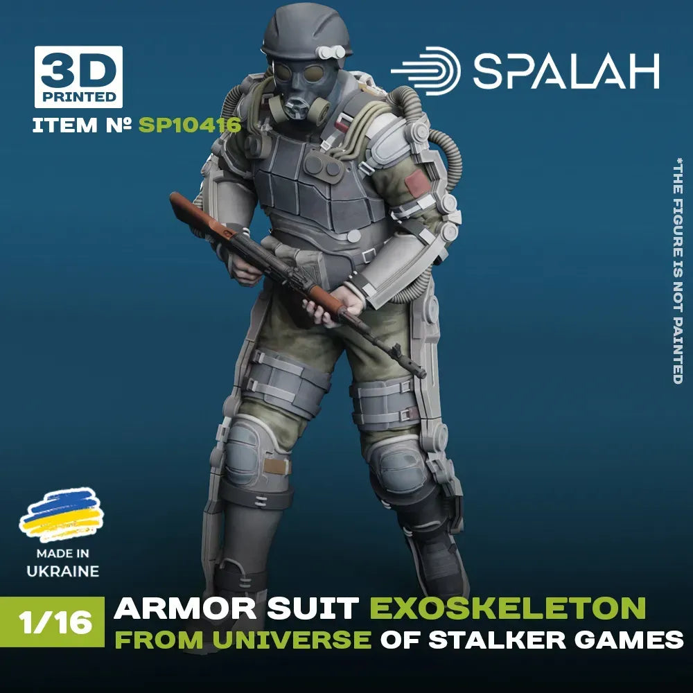 Spalah SP10416 Figure Armored suit exoskeleton from universe of STALKER Scale 1:16