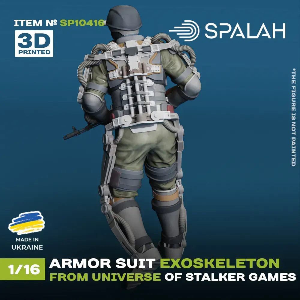 Spalah SP10416 Figure Armored suit exoskeleton from universe of STALKER Scale 1:16
