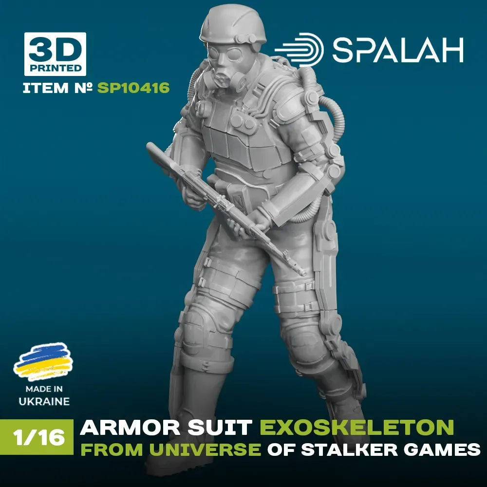 Spalah SP10416 Figure Armored suit exoskeleton from universe of STALKER Scale 1:16