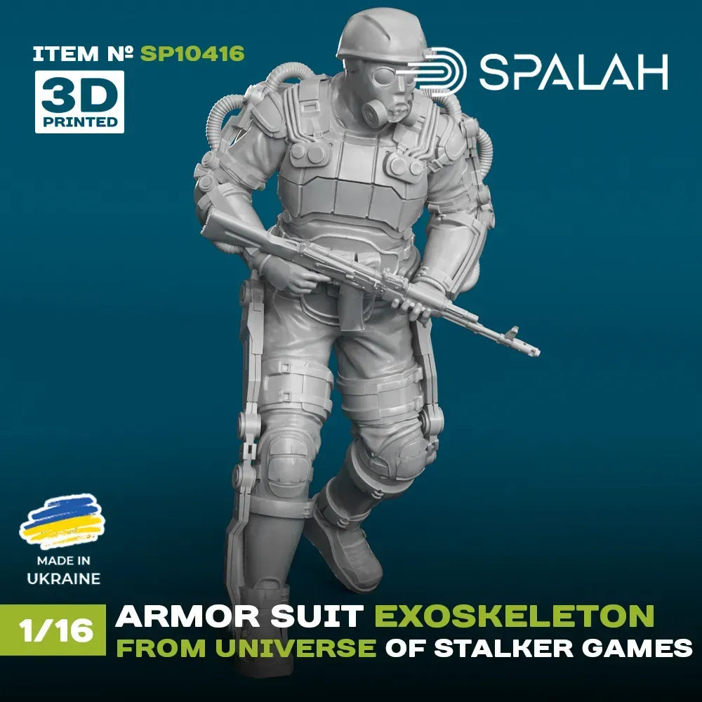 Spalah SP10416 Figure Armored suit exoskeleton from universe of STALKER Scale 1:16
