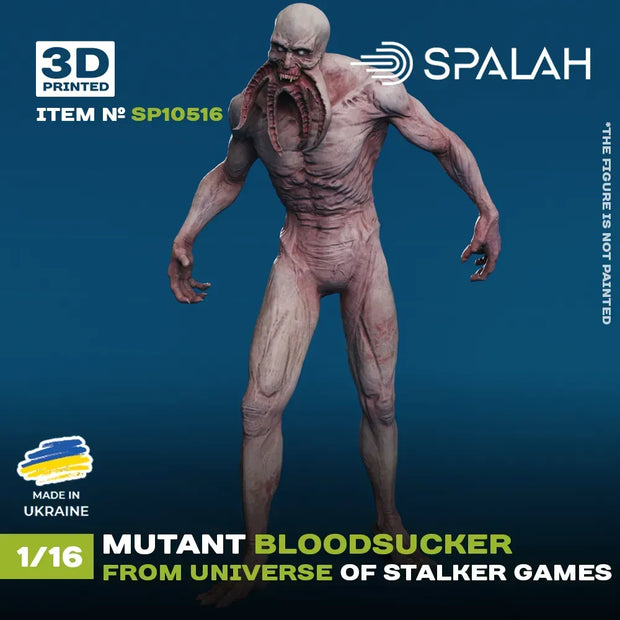 Spalah SP10516 Figure Mutant Bloodsucker from universe of STALKER Scale 1:16 | Detailed 3D Printed Resin Kit