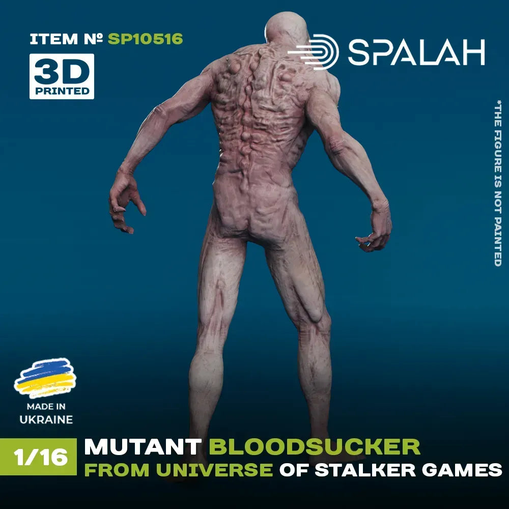 Spalah SP10516 Figure Mutant Bloodsucker from universe of STALKER Scale 1:16 | Detailed 3D Printed Resin Kit