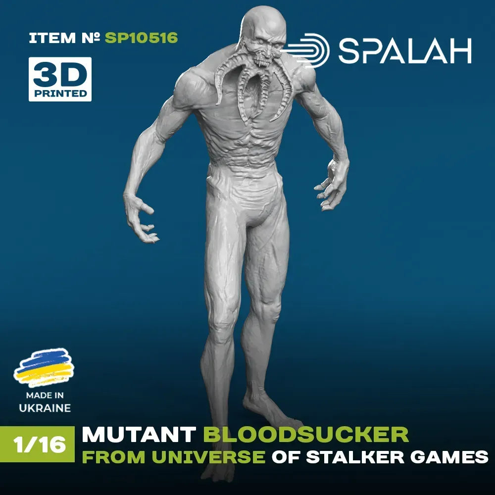 Spalah SP10516 Figure Mutant Bloodsucker from universe of STALKER Scale 1:16 | Detailed 3D Printed Resin Kit