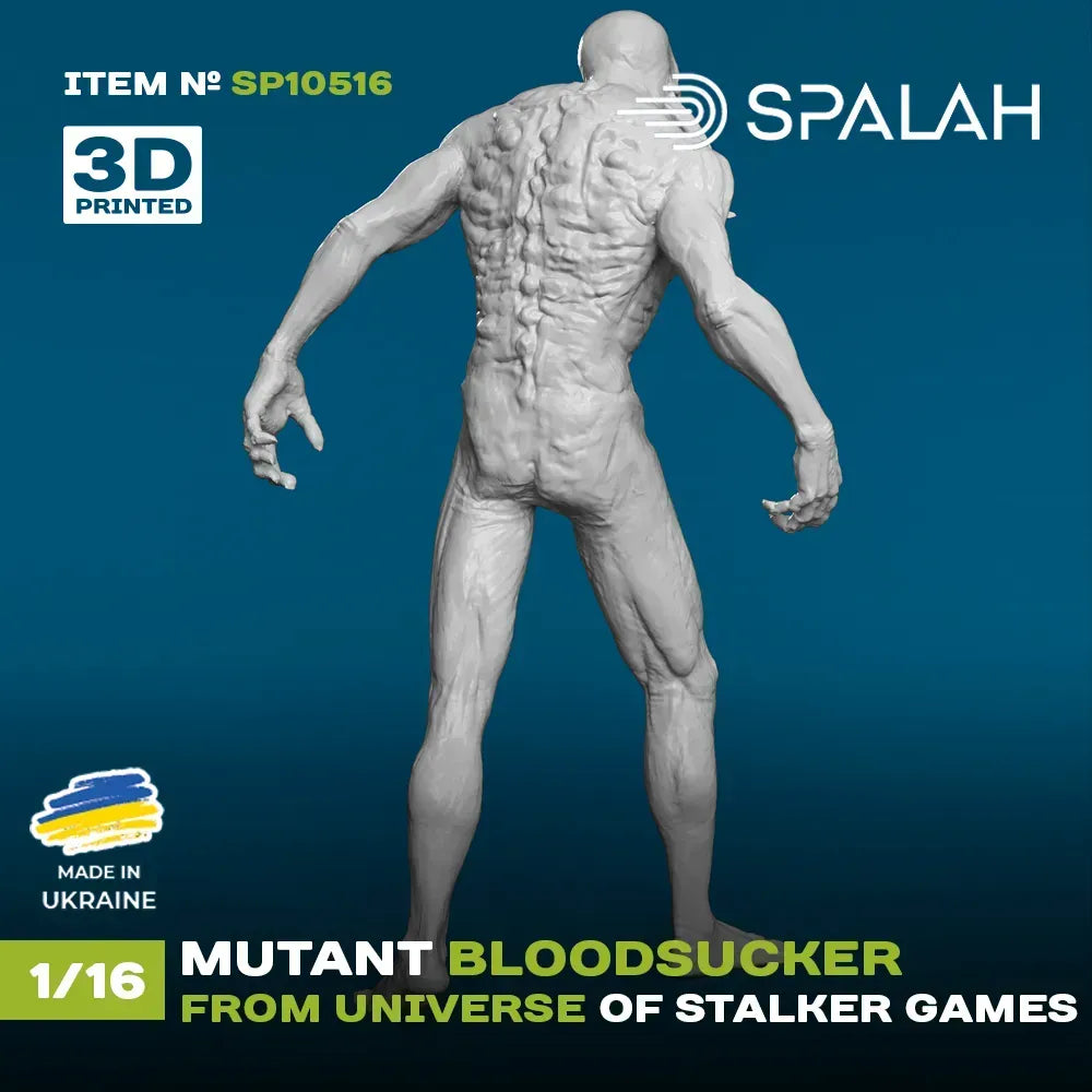 Spalah SP10516 Figure Mutant Bloodsucker from universe of STALKER Scale 1:16 | Detailed 3D Printed Resin Kit